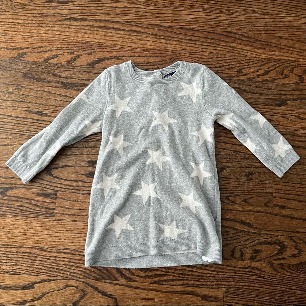 Baby Gap Star Long Sleeve Warm Sweater Dress for Toddler Girl - 18-24 months
